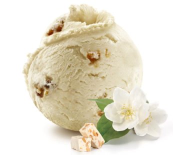 Glace fleur d’oranger nougat