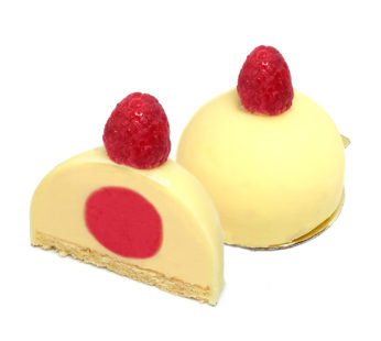 Dôme glacé passion framboise