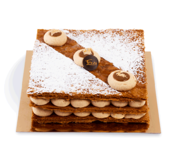 Mille feuille praliné noisettes
