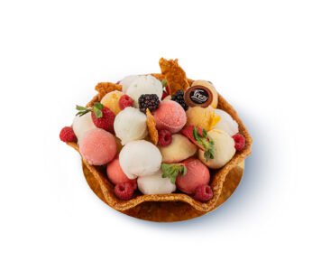 Corbeille sorbets nougatines